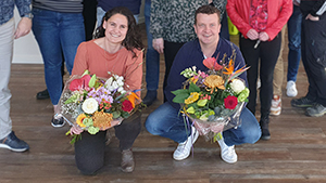 Bloemen voor de nieuwe eigenaren RACA